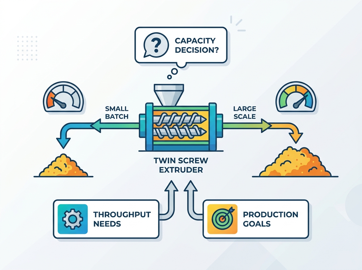 Twin Screw Food Extruder Capacity Evaluation