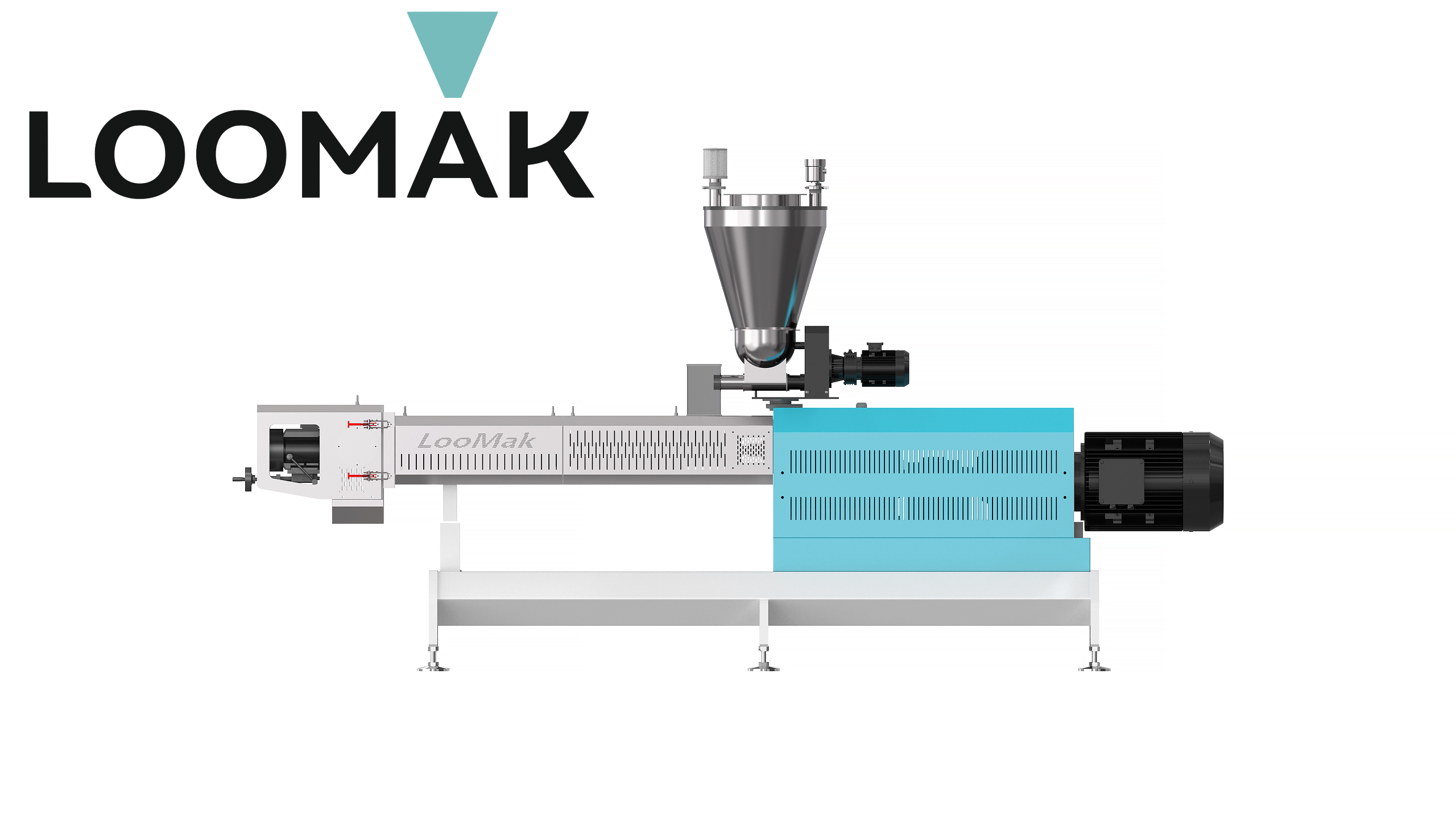 Twin screw extruder for instant rice porridge production