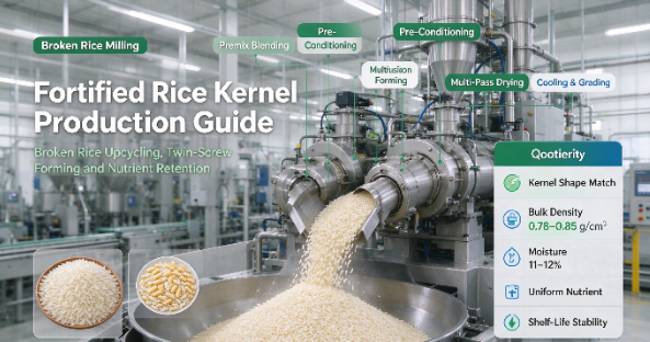 Nutritional Rice Production: Process, Equipment and Raw Materials