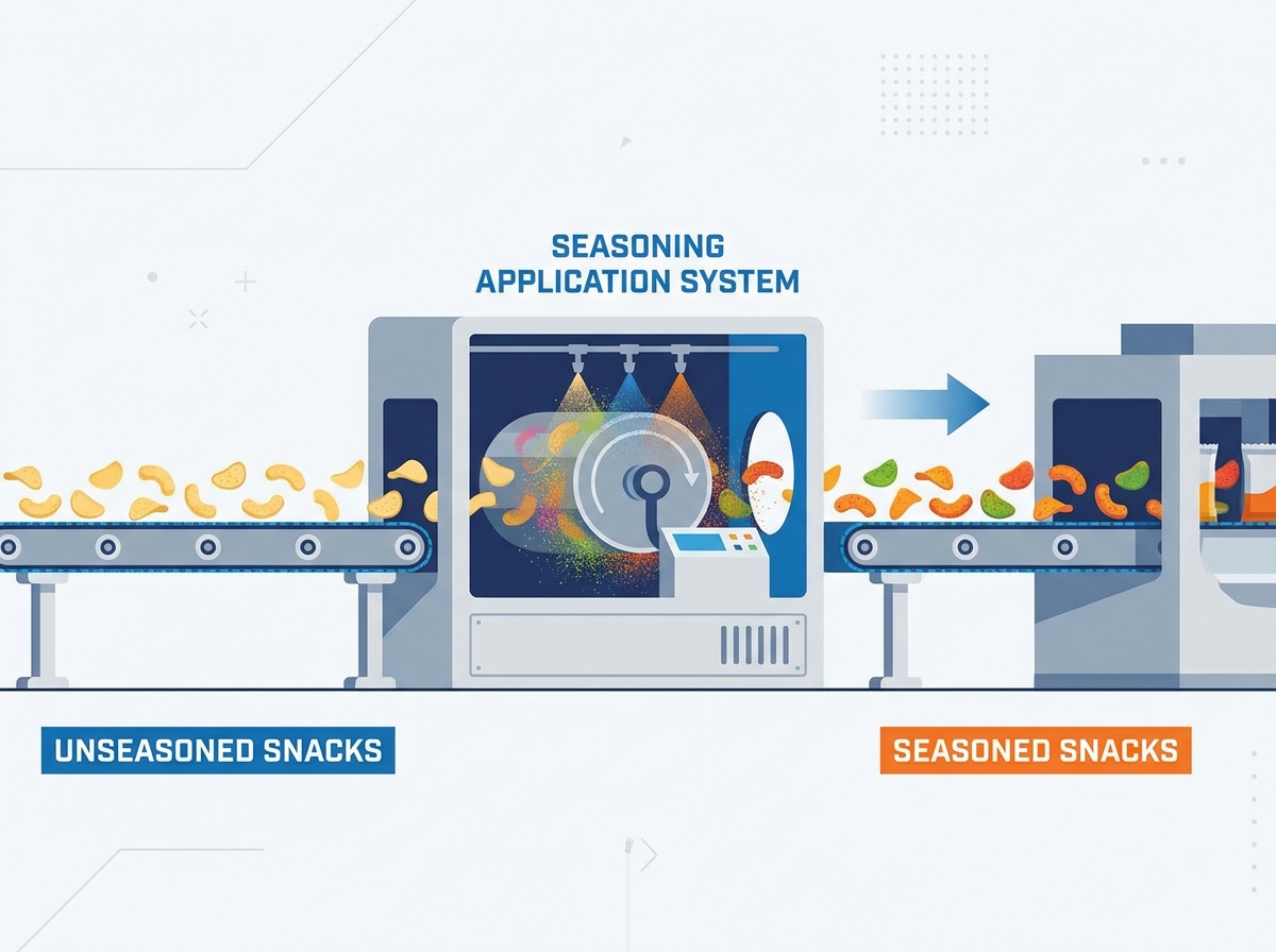 Snack Seasoning System Equipment