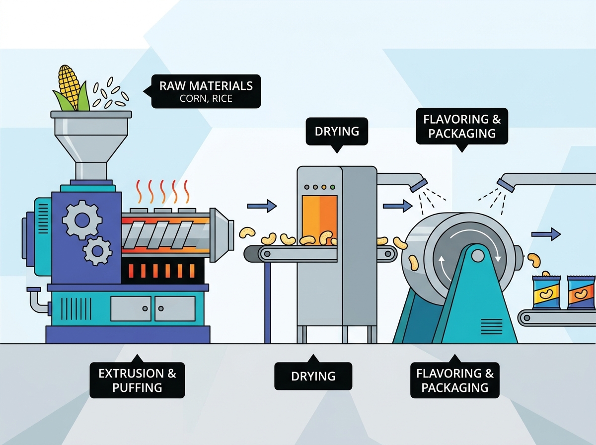 Puffed Snack Production Line