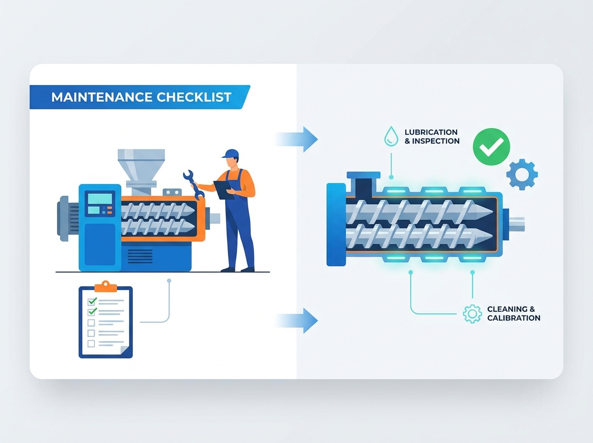 Twin Screw Extruder Maintenance Checklist